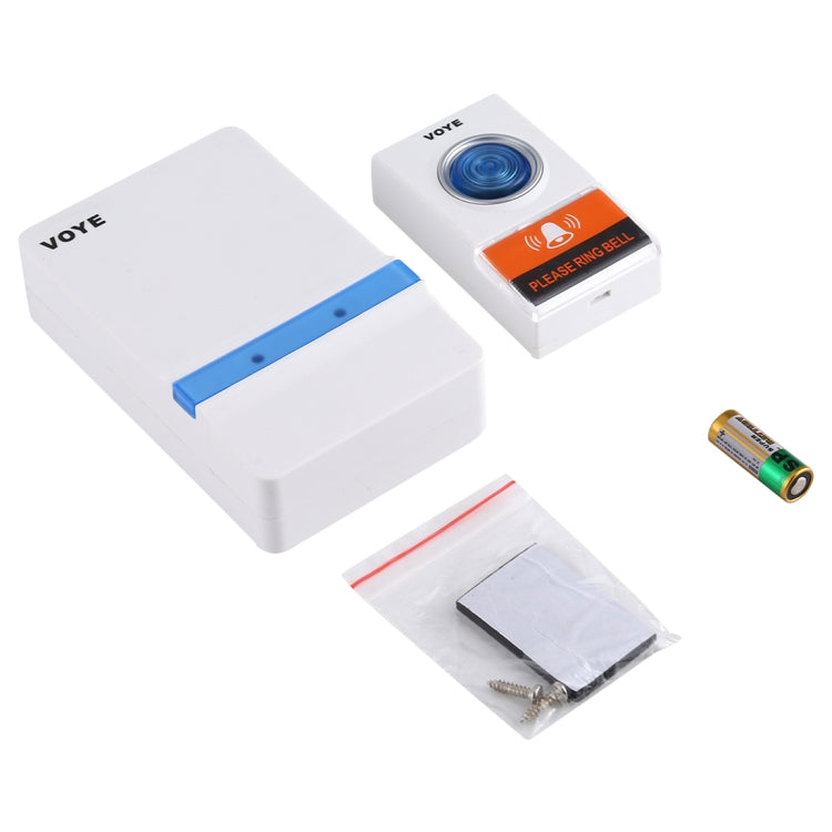 VOYE V012A Home Music Remote Control Wireless Doorbell with 38 Polyphony Sounds, V012A VOYE V012A Home Music Remote Control Wireless Doorbell with 38 Polyphony Sounds, V012A
